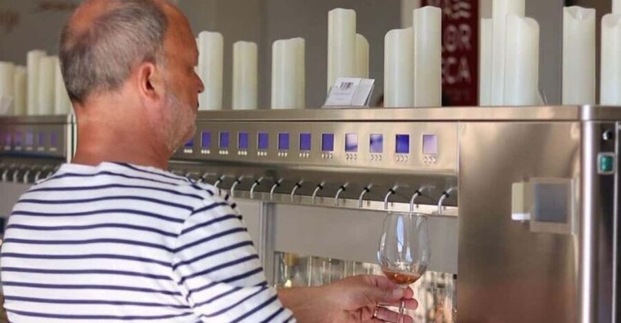 6 out of 72 - Choose your own tasting from 72 wines - After your 6: topping up and buying bottles you truly want