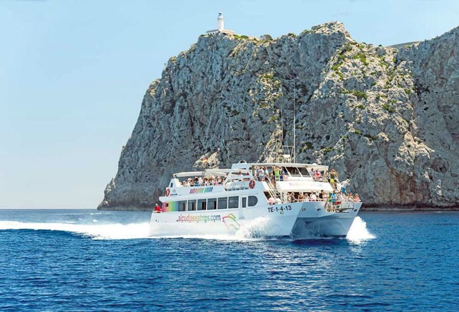 Alcudia: Boat Trip to Cap de Formentor and Formentor - Cruising the bays: Aucanada, Coll Baix, and Cap des Pinar