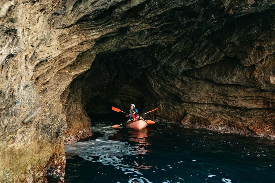 Alcudia: Guided Sea Kayaking Tour with Snorkeling - Cave swimming time and the realistic comfort check