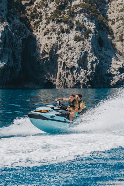 Alcudia: JetSki Tour Coll Baix beach & Caves (free Photos) - The 1.5-hour structure: what fills the time