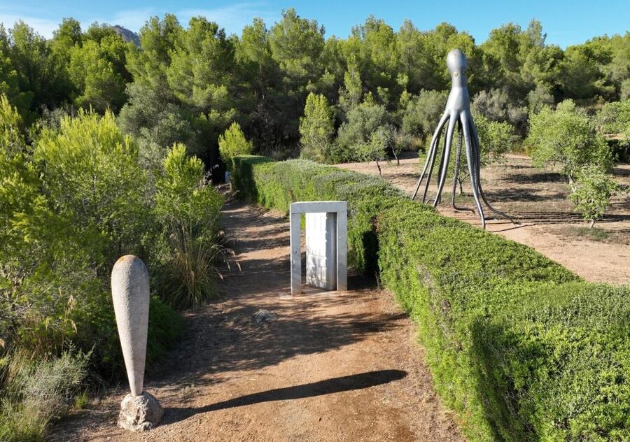 Alcudia: Museum Sa Bassa Blanca Entry Ticket - SoKrates underground chamber: five continents, modern works, and curiosity logic
