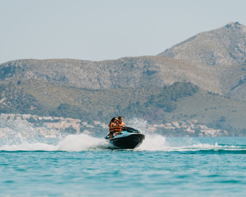 Andratx: Cala en Basset Beach and Caves Jet Ski Tour - Entering the sArgilau Cave and the photo payoff