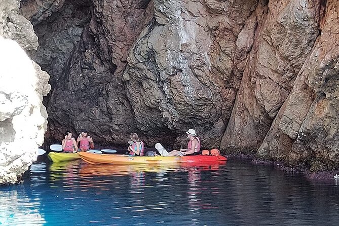 Breathtaking guided Kayak tour from Sant Elm the bay of Cala en Tió - Effort level, group size, and what “guided” really means here
