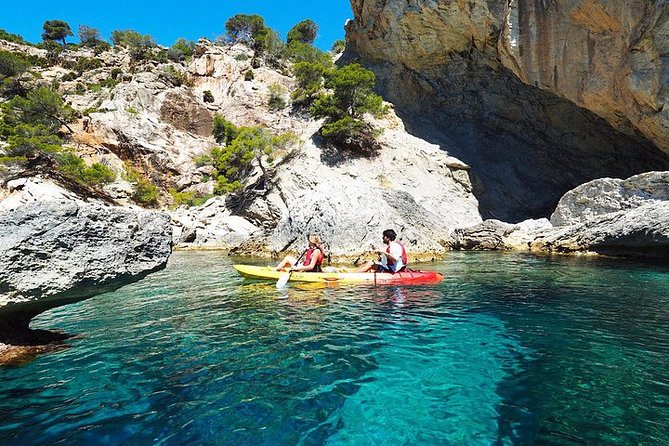 Breathtaking guided Kayak tour from Sant Elm the bay of Cala en Tió - Price and value around $71 per person: when it feels worth it