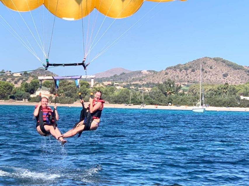 Cala Bona: Parasailing Experience - Timing in real life: 10 minutes in the air, up to an hour on the boat
