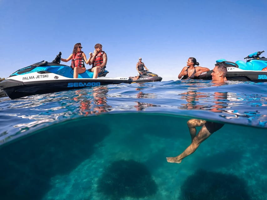 Calanova: Individual Jet Ski excursion with guide - Safety Briefing and the No-License Part