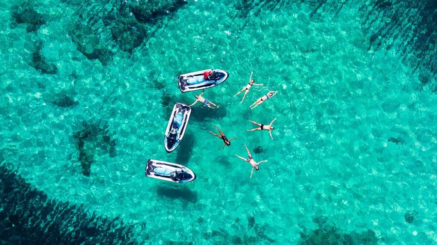 Calanova: Individual Jet Ski excursion with guide - Port Calanova Makes Starting Easy (And Scenic)