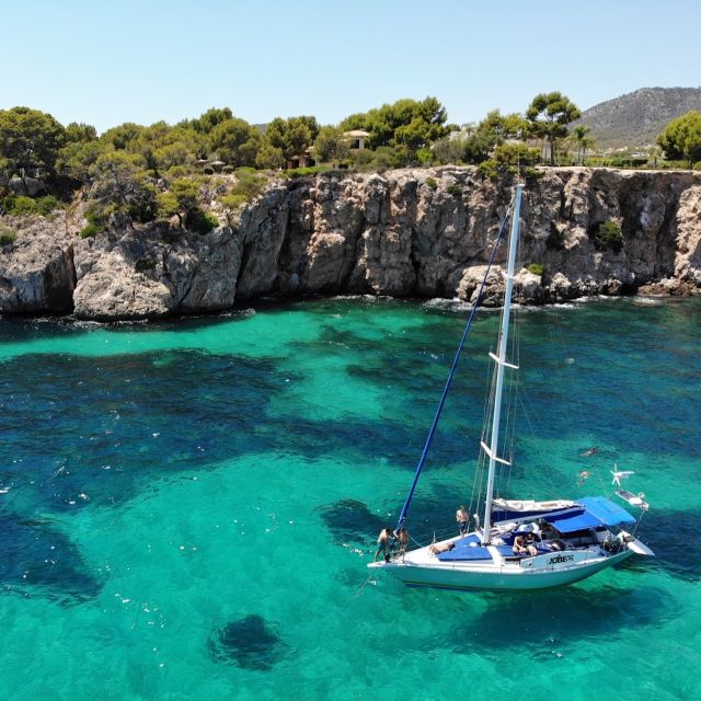 Can Pastilla: Sailboat Tour with Snorkeling, Tapas & Drinks - Tapas and drinks on deck: cava service plus Mallorcan food