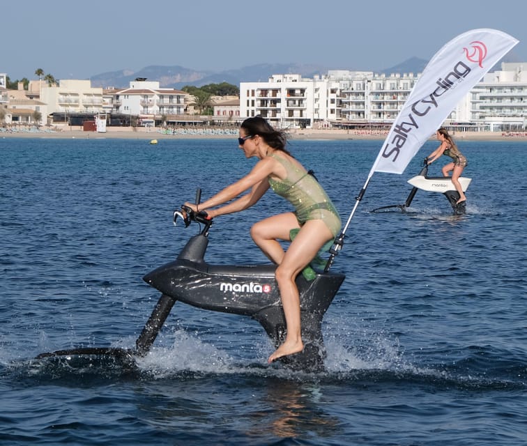 Can Picafort: experience with the aquatic ebike Manta5 SaltyCycling - Stop 2, part two: Your time on the Manta5, and how the “flying” sensation clicks