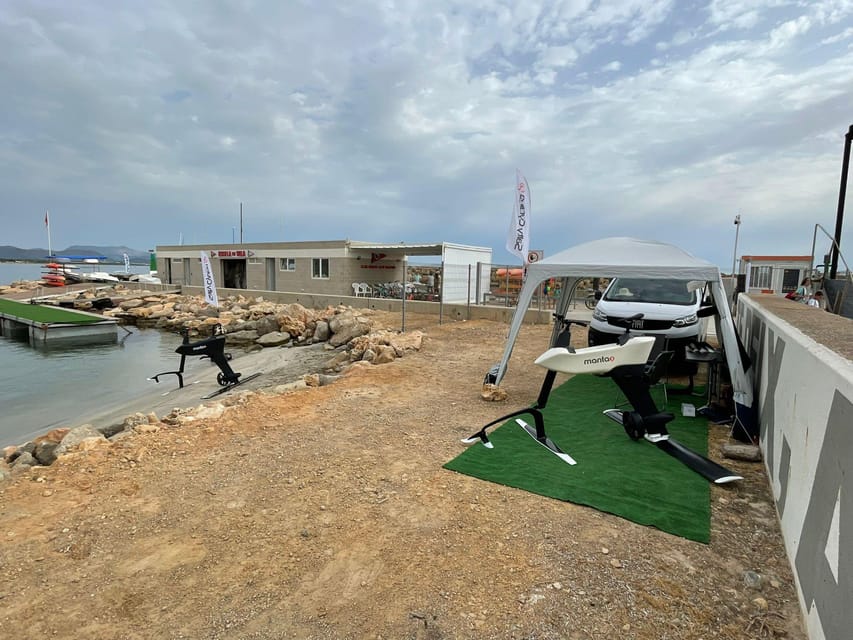 Can Picafort: experience with the aquatic ebike Manta5 SaltyCycling - What happens after riding: water, bath, and showers so you can enjoy the rest of your day