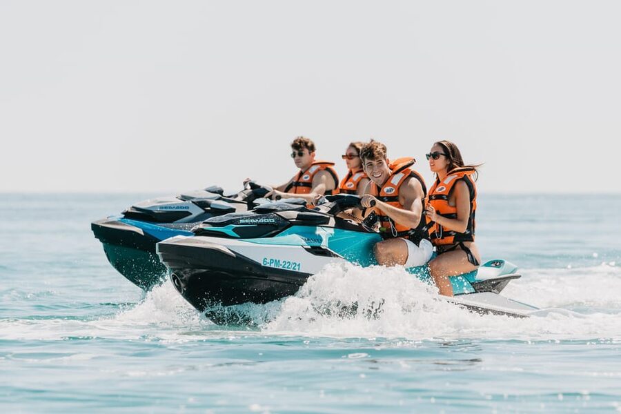 Can Picafort: Guided Playa de Muro Jet Ski Tour with Photos - Meeting at the GOJET Jet Ski office in Can Picafort