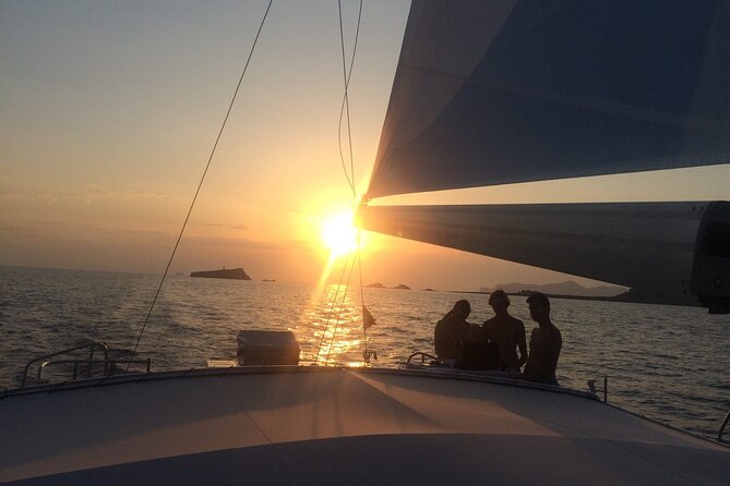 Catamaran sailing at sunset with tapas Palma de Mallorca - Cava, tapas, and canapés onboard: dinner that matches the sunset