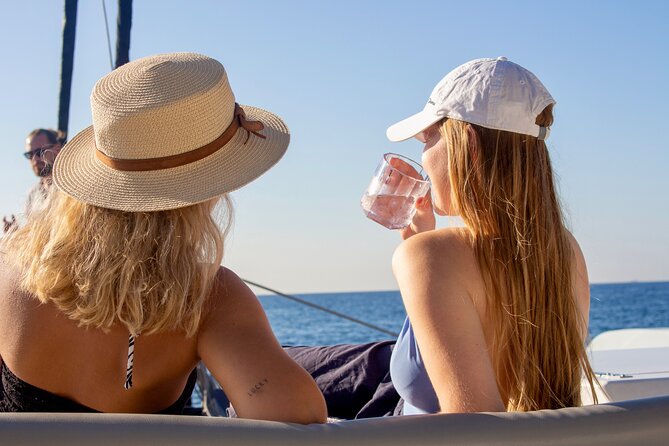 Catamaran Sailing in Palma Mallorca includes Aperitif and BBQ - Cala Vella: the swim stop where the catamaran magic happens