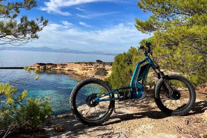 Discover Son Serra de Marina offroad e-scooters 100%FUN adventure - Stop 2, hidden paths through the ranch and back toward the beach