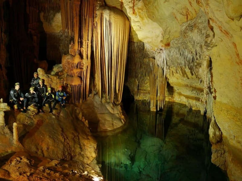 Estany d'en Mas: Coastal Hike, Abseil & Sea Cave Exploration - Meet at Petit Bar, then get suited up fast