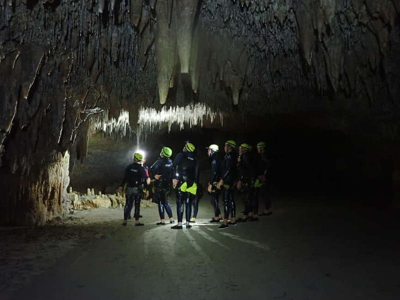 Estany d'en Mas: Coastal Hike, Abseil & Sea Cave Exploration - The full 4-hour flow: hike, gear up, rappel or swim, cave circuit, return swim