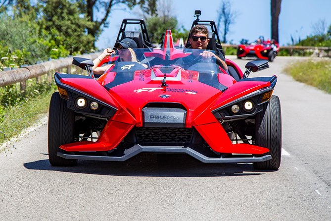 Explore Mallorca in Your Own Formula One Car - A 3-Wheeled Polaris Slingshot That Feels Like Mallorca’s Own Motorsport