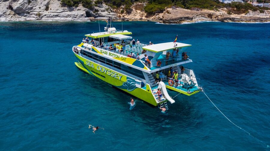 From Cala Ratjada: East Coast Glass-Bottom Boat Trip - Sea Adventure for 5 hours: Pirate Cave, Cala Morlanda snorkel break, and Porto Cristo