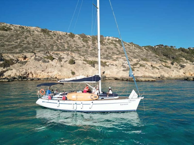 From can Pastilla : Sailing boat trip with Food & Drinks - Cala Blava swim stop: snorkeling gear and paddle surf time