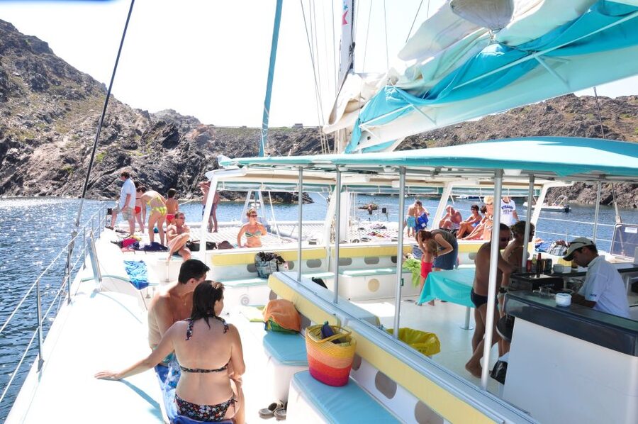 From Colònia de San Jordi : Catamaran Cruise to Es Trenc - Snorkeling Masks, Timing in the Water, and Fish-Watching Tips