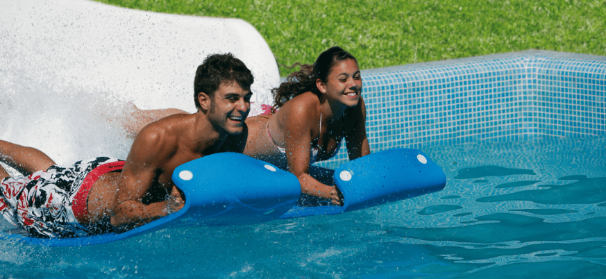 From Mallorca: Aqualand and Arenal Tickets and Transfer - Slide lineup: Harakiri, Banzai, Kamikaze, and the Black Hole