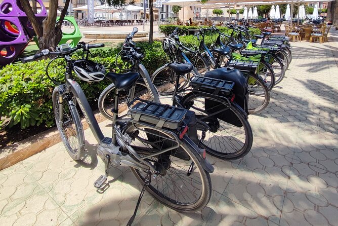 Half-day e-bike tour through the most unknown villages of Mallorca - Inca start at the cemetery parking lot, gear, and safety first
