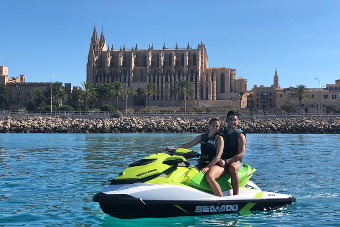 Jetski Tour to the Emblematic Palma Cathedral - Entering Mallorca waters near Club Nàutic Cala Gamba