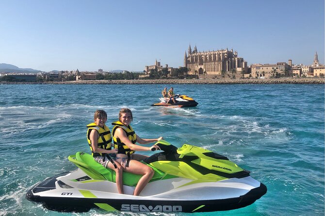 Jetski Tour to the Emblematic Palma Cathedral - Sailing through Portitxol, the route you actually remember