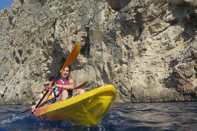 Kayak & Coasteering - Cliff jumps, plus swim and snorkel free time on your schedule