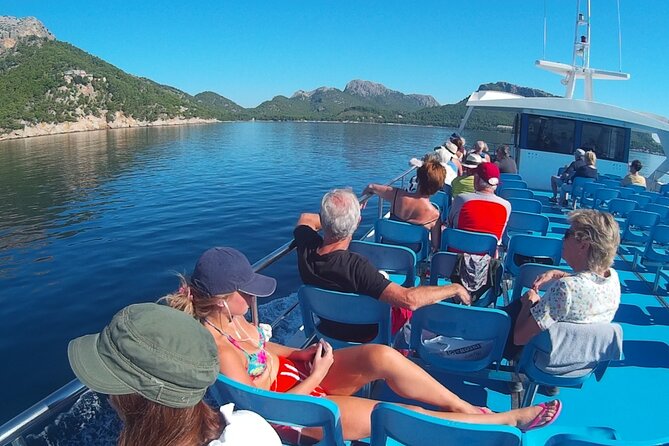 Mallorca: 4-Hour Tour of Formentor by Bus and Boat from North Area - Boat Ride Back to Puerto de Pollensa: Tramuntana Cliffs from Sea Level