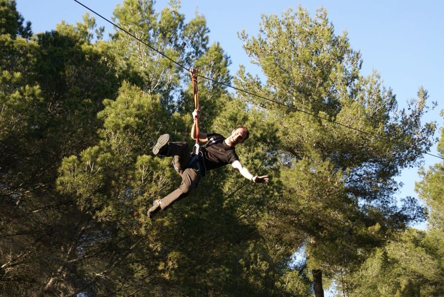 Mallorca: Adrenaline Tree Top Adventure Entry Ticket - Your included Explorador course: what it’s like to climb