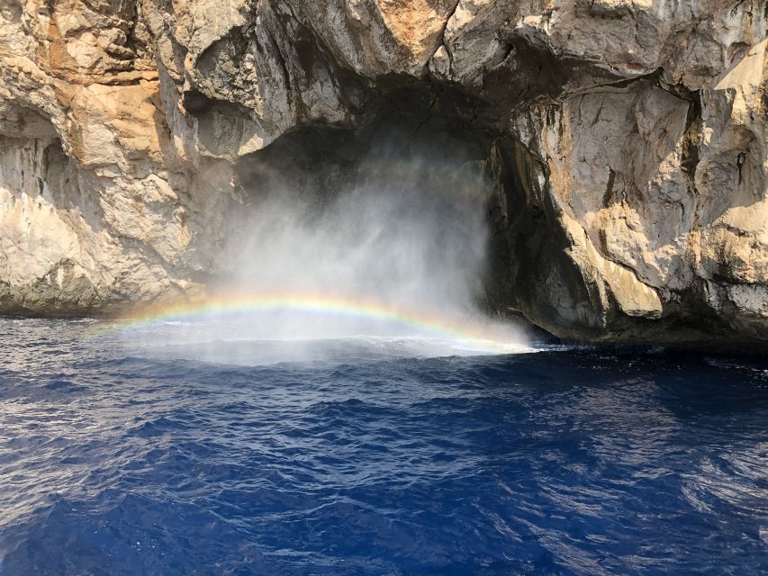 Mallorca : Blue Cave Boat Tour with Snorkeling - Port de Pollença meeting point and the 2.5-hour schedule in real life