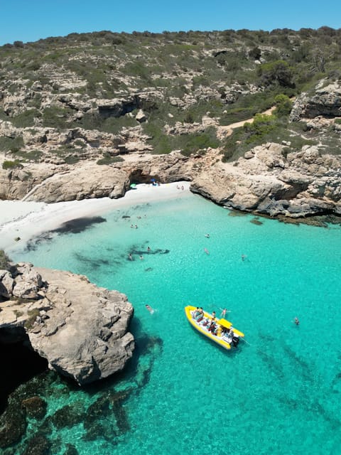 Mallorca: Caló des Moro and Cala Marmols Boat Tour - Meeting at Caló d’en Busques, then straight to the coves