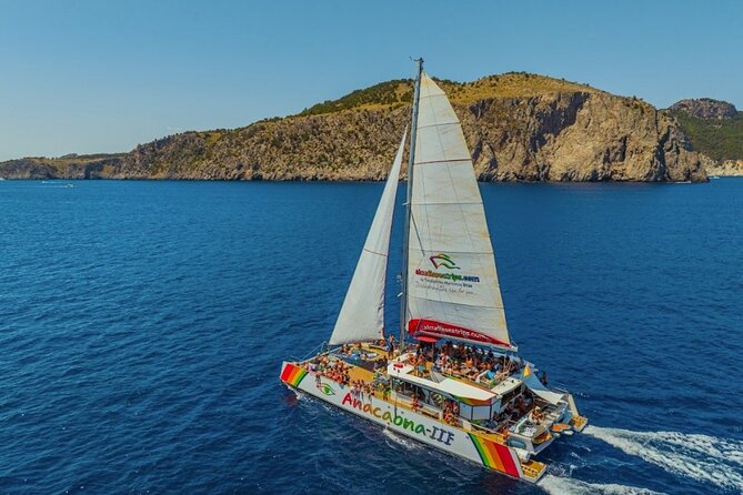 Mallorca Catamaran Cruise with Scenic Views and BBQ Lunch - Stop 3: The long anchor at Cala Murta area, where the BBQ and water toys happen