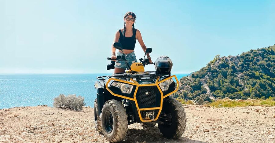 Mallorca : From Santa Ponsa - 3h Quad tour with guide - Coves, Crystal Water, and Camp de Mar Breaks