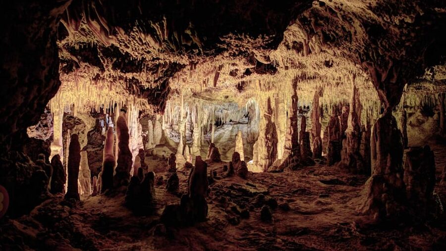 Mallorca: Half-Day Hams' Caves Tour with Pearl Shop Visit - Blue Cave documentary time, plus the underground lake and show cues