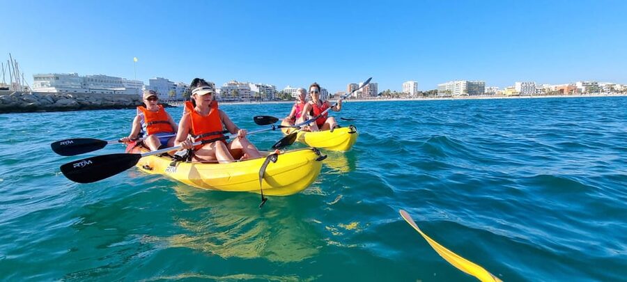 Mallorca: Kayak Sunset Tour from Ca'n Pastilla Beach - Surf Bar stop after sunset: drink and Spanish tapa included