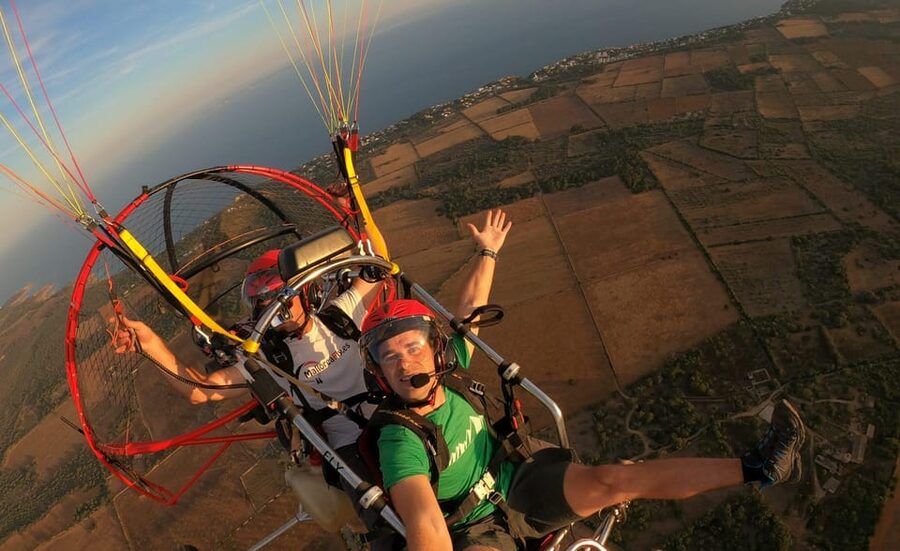 Mallorca: Paramotor Flight - Basic - The Air Time You Actually Get: Cliffs, Sea Hues, and a Real Sense of Scale