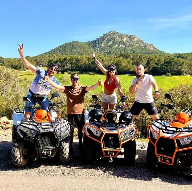 Mallorca: Quad Bike Tour, Snorkeling, and Cliff Jumping - Forest Roads Up to Randa: Where the Curves Earn the Views