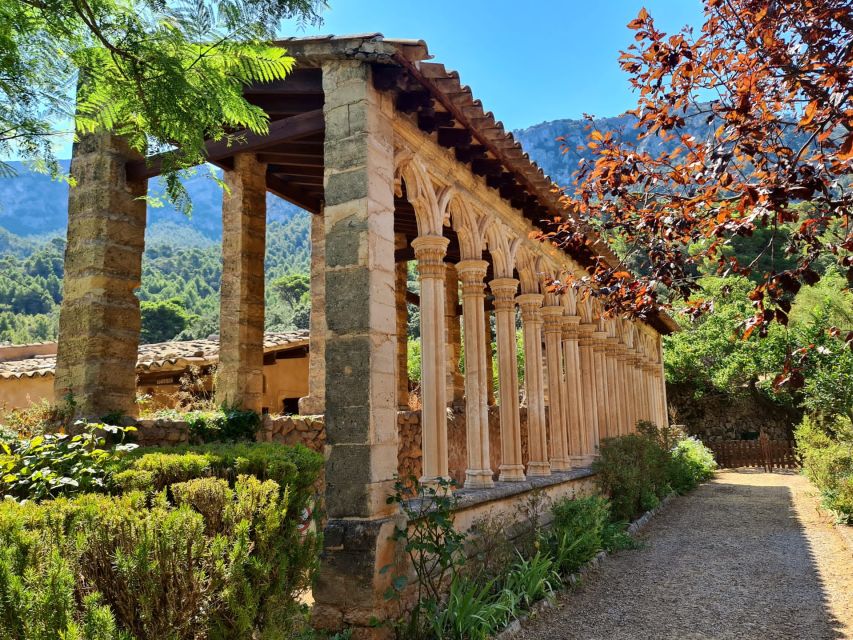 Mallorca: Tramuntana Mountains Tour with Local Guide & Lunch - Miramar Monastery: Byzantine Gardens and Salt Cookies with Cheese