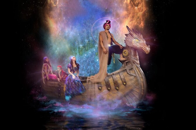 OHALÁ: Family Show in Mallorca - Kingdom of Alcázar arrival: the theatre sets the mood