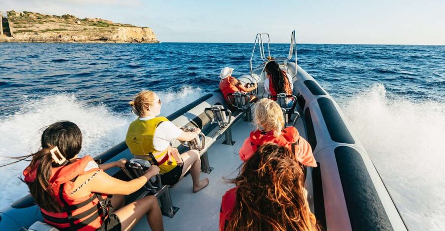 Palma Bay: 1-Hour Speedboat Adventure - The Cap Rocat Coast Run: Views at Speed, Not From a Deckchair