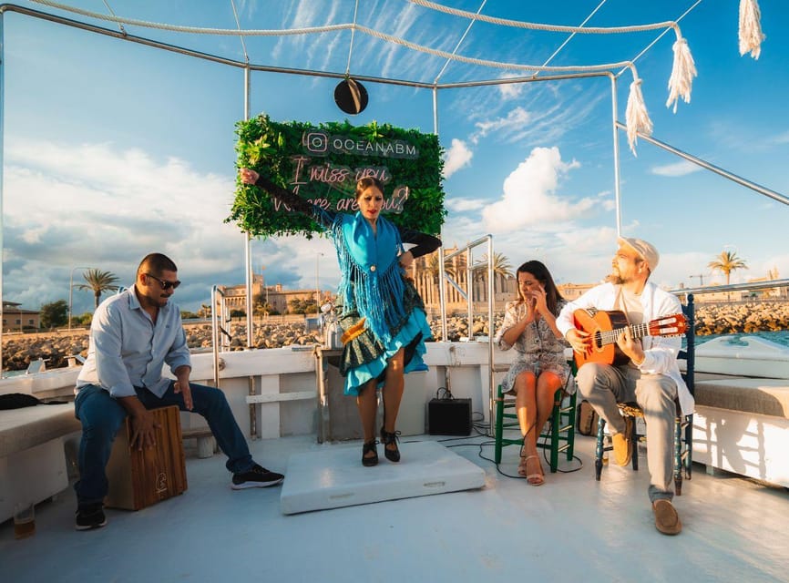 Palma : Boat Trip with Live Flamenco Show - Boarding at the Pier Opposite Palma Auditorium (Oceana Is Easy to Spot)