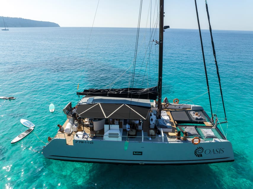 Palma: Cueva Verde and Cala Vella Catamaran Cruise with BBQ - Meeting at Oasis Catamaran in Palma, Then Out to Sea