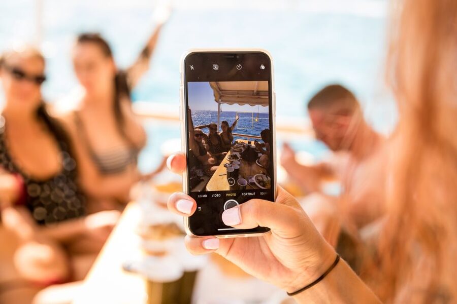 Palma de Mallorca: Palma Bay Boat Tour with Snorkeling - On-Board Entertainment: DJ, Guitar, and Sports TV
