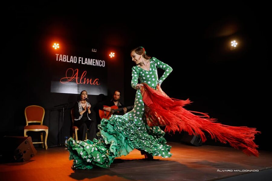 Palma: Flamenco Show at Tablao Flamenco Alma with Drink - What you will actually see, dancers, singer, and guitar in real time