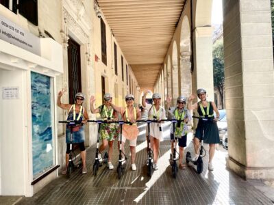 Guided 1.5 H city tour on Electric scooter