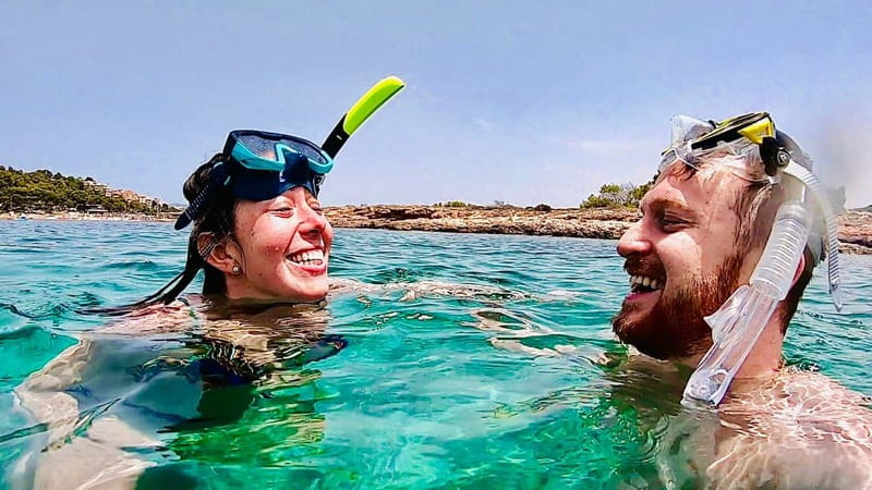 Palma: Private Boat Tour in Mallorca with Snorkel and Paddle - The Bay of Palma route: Cala Blava, Illetas, and Cala Viñas