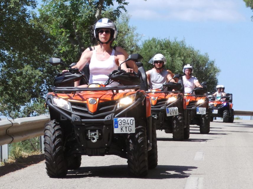 Peguera: Quad Tour - Peguera quad tour basics: automatic ride, tight group, road-only route