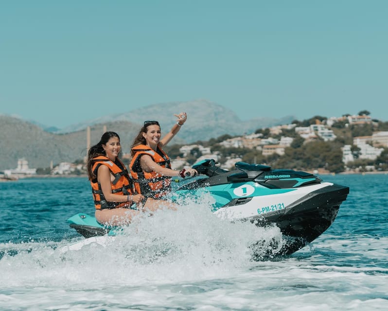 Peguera: Racing Car Drive and Jet Ski Combo Tour - A half-day of speed plus sea views from Peguera